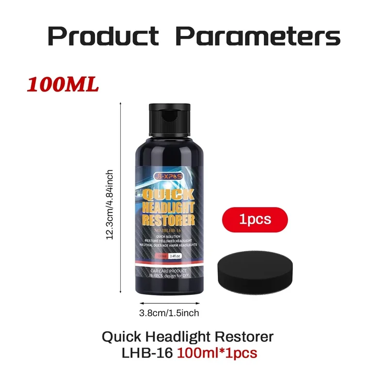 Pate de Polissage et Reparation Phares Anti-Rayures