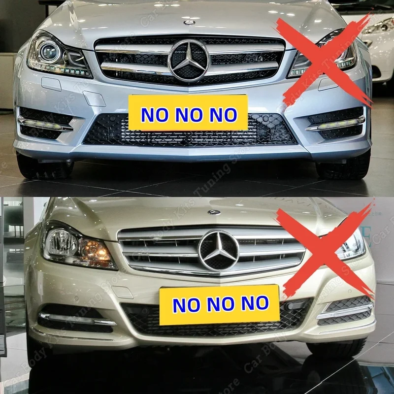 Lèvre Pare-Chocs Avant Mercedes Classe C W204 2007-2011