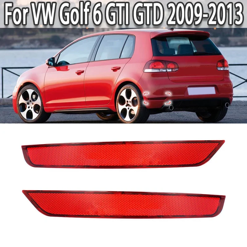 Réflecteur Pare-Chocs Arrière Volkswagen Golf 6 GTI GTD 2009-2013