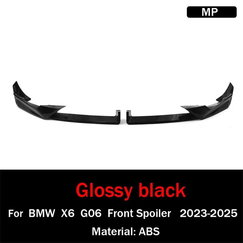Lèvre de Pare-Chocs Avant BMW X6 G06 LCI M Sport 2023-2024