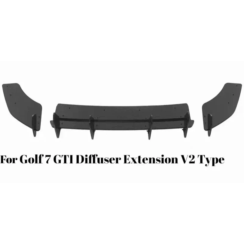 Extension de Diffuseur Arrière Volkswagen Golf 7 GTI