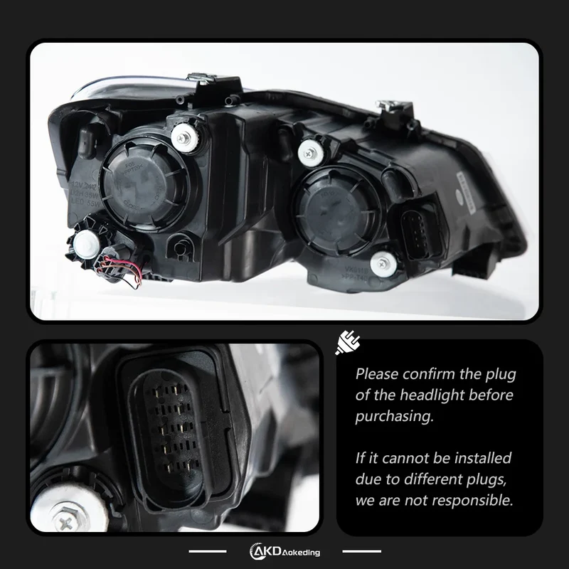 Phares LED Volkswagen Polo 2011-2018 ligne rouge ou argent