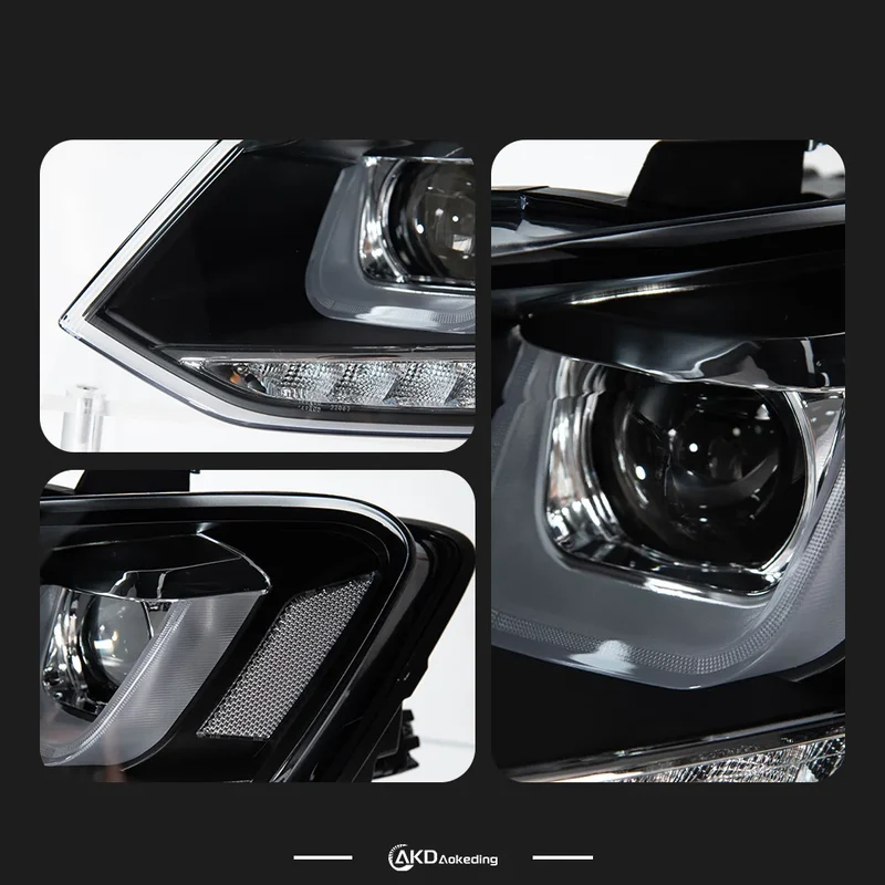 Phares LED Volkswagen Polo 2011-2018 ligne rouge ou argent
