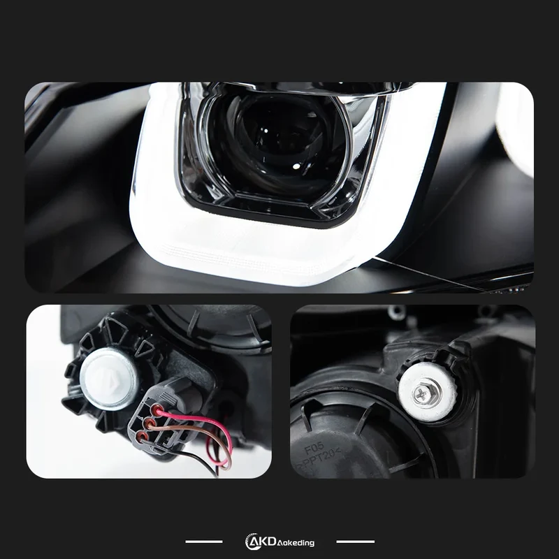 Phares LED Volkswagen Polo 2011-2018 ligne rouge ou argent