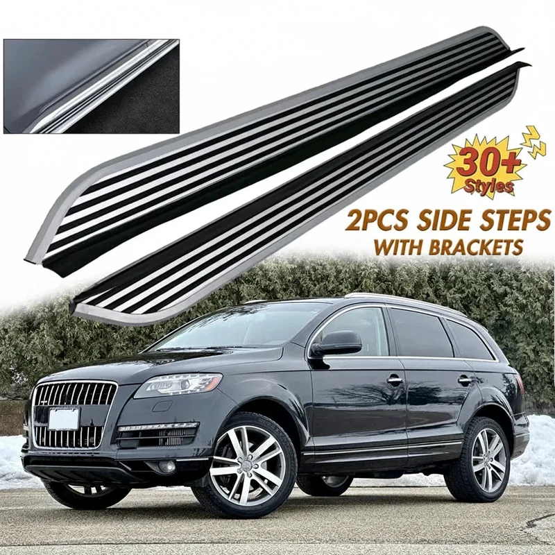 Marchepieds Latéraux Aluminium Audi Q7 2007-2015