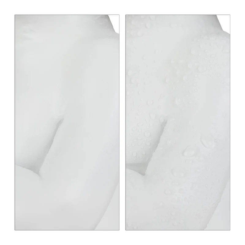 Figurine d'ange décorative spirituelle intérieur extérieur 20 x 15 x 10 cm en pierre artificielle blanche 13_0004904
