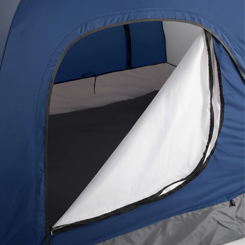 Tente de camping Pop-Up 135 x 200 x 200 cm pour 3 personnes montage rapide en polyester anthracite 13_0005416