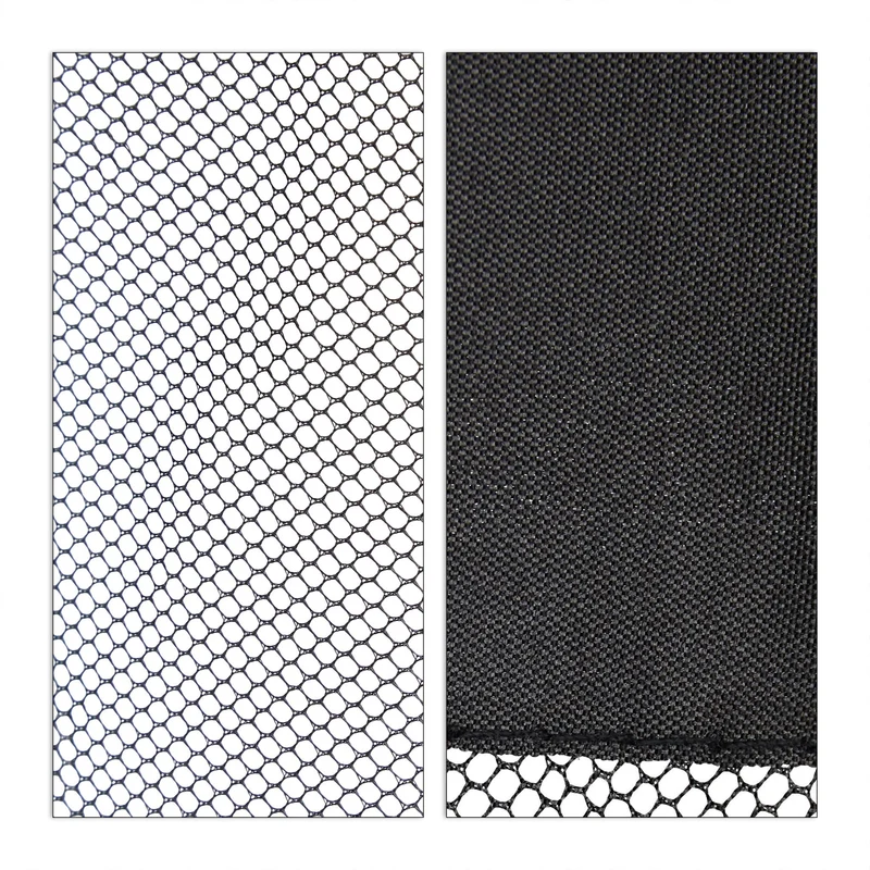 Moustiquaire pour pergola 3 x 3 m protection insectes facile à installer extérieur en tissu noir 13_0005010