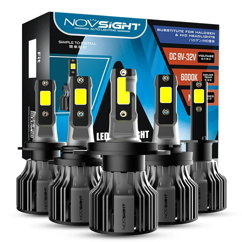 Ampoules LED H1 H4 H7 H8 H9 H11 6000K 72W Canbus (Kit)