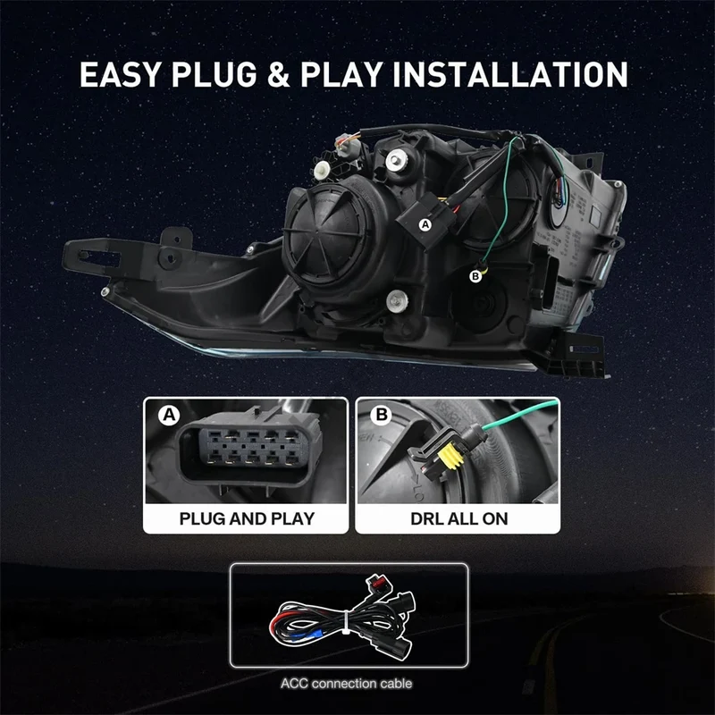 Phares LED Cadillac SRX 2010-2016
