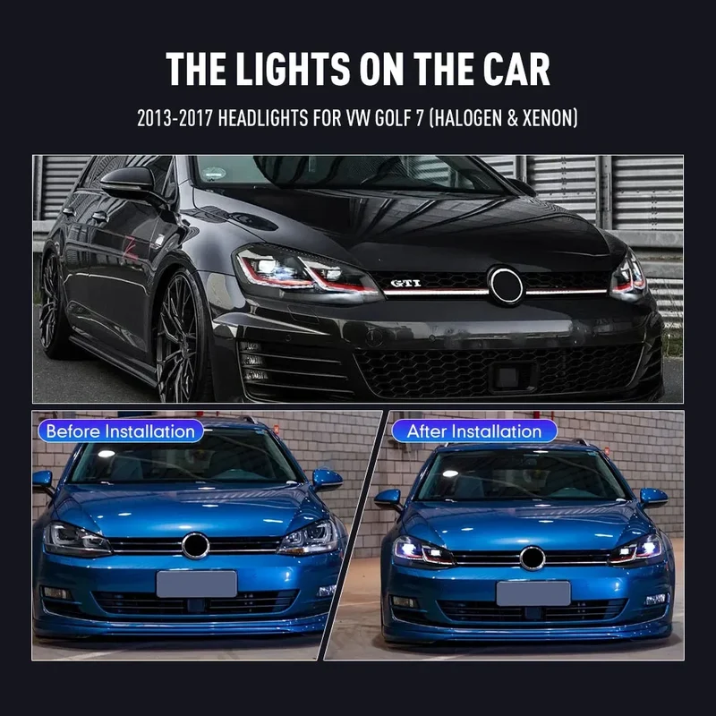 Phares LED Volkswagen Golf 7 2013-2017
