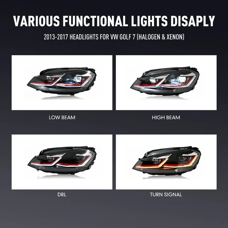 Phares LED Volkswagen Golf 7 2013-2017