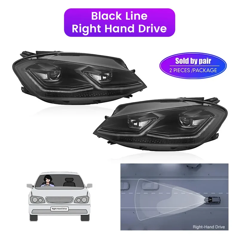 Phares LED Volkswagen Golf 7 2013-2017
