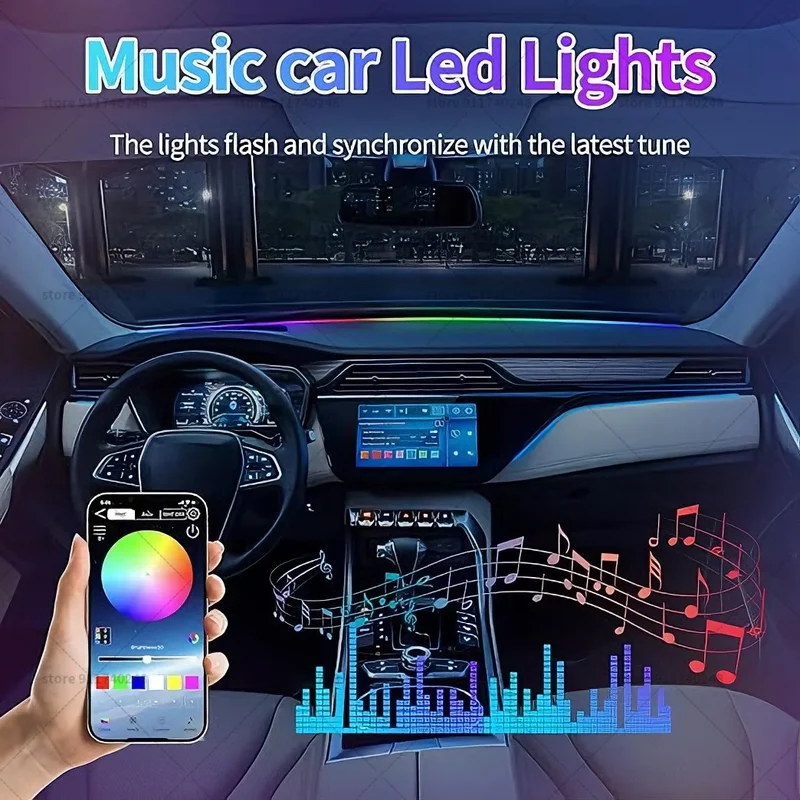 Bande LED Ambiance Volkswagen Multivan Pare-brise