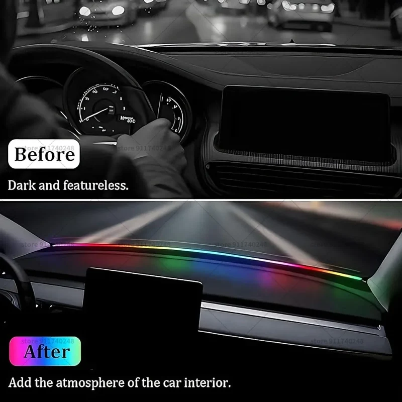 Bande LED Ambiance Volkswagen Multivan Pare-brise