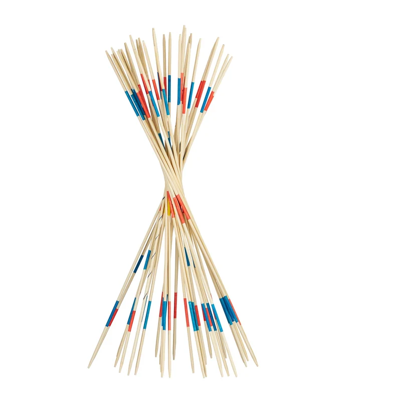 Jeu de mikado géant extérieur 90 x 90 x 90 cm en bois multicolore 13_0004572