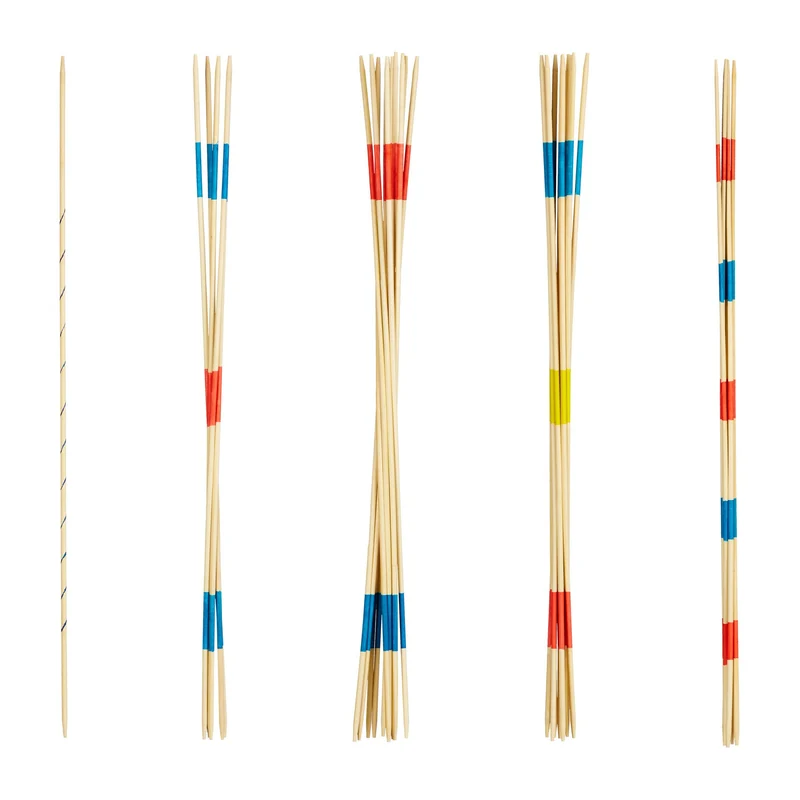 Jeu de mikado géant extérieur 90 x 90 x 90 cm en bois multicolore 13_0004572