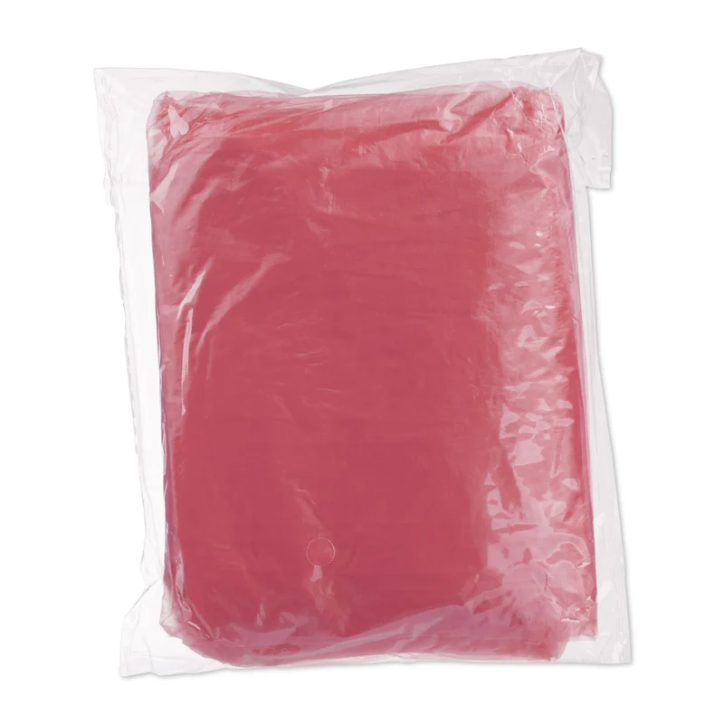 Lot de 10 ponchos de pluie jetables pratiques pour festivals randonnée 95 x 120 cm en PE transparent 13_0007618