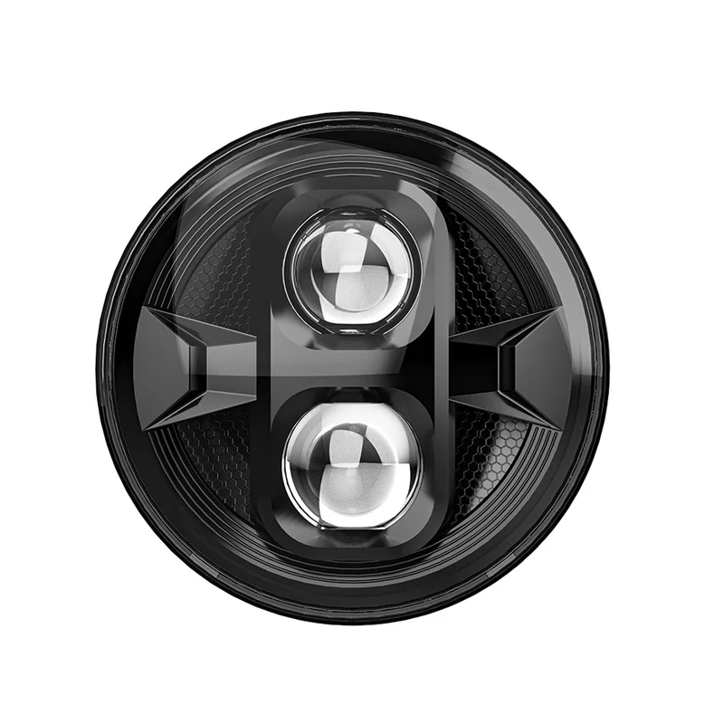 Phare LED Rond 7 Pouces Jeep Wrangler 4x4 Moto