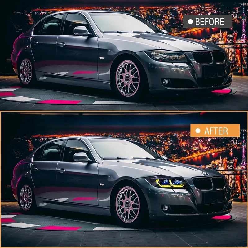Phares LED BMW Série 3 E90 E91 2005-2012