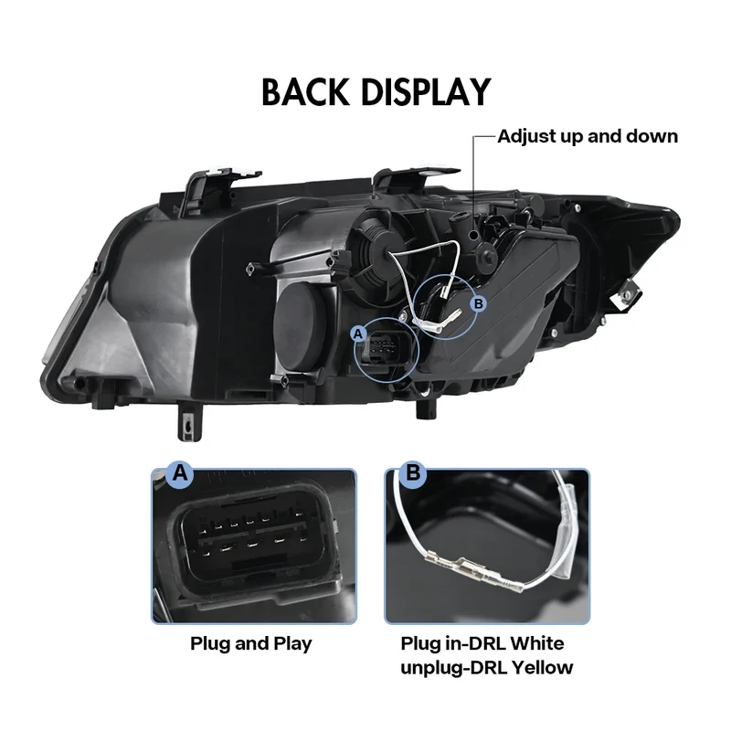 Phares LED BMW Série 3 E90 E91 2005-2012