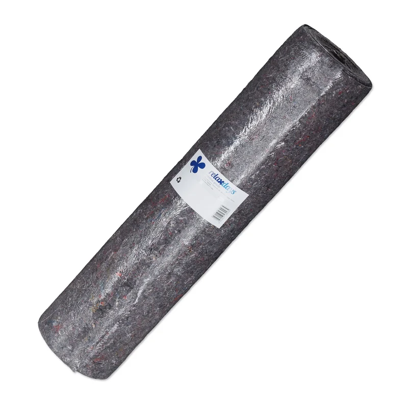 Couverture de déménagement rouleau 1 x 50 cm antidérapante protection sol rénovation en PE gris 13_0006467