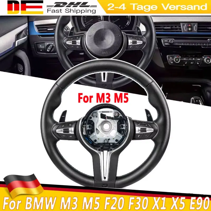 Volant M Sport Cuir BMW M3 M5 Séries F E90 avec Palettes