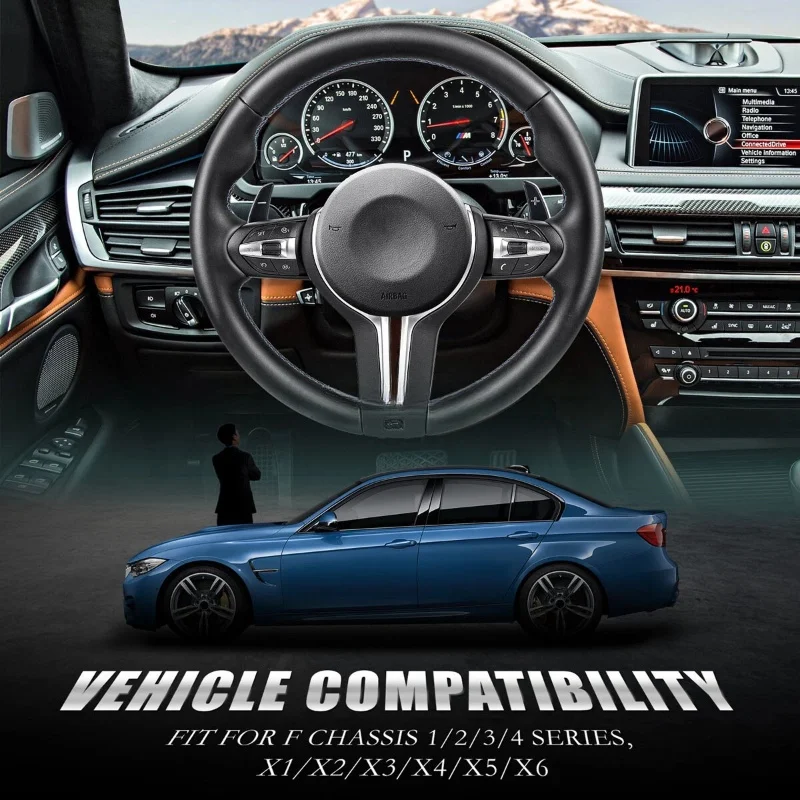 Volant M Sport Cuir BMW M3 M5 Séries F E90 avec Palettes
