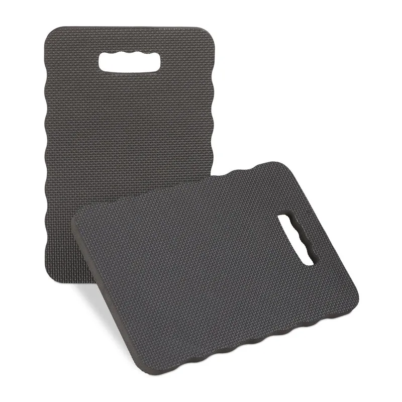 Lot de 2 coussins de protection genoux travaux jardin 1,5 x 40 x 26 cm en mousse EVA verte 13_0006298