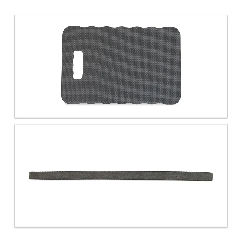 Lot de 2 coussins de protection genoux travaux jardin 1,5 x 40 x 26 cm en mousse EVA verte 13_0006298