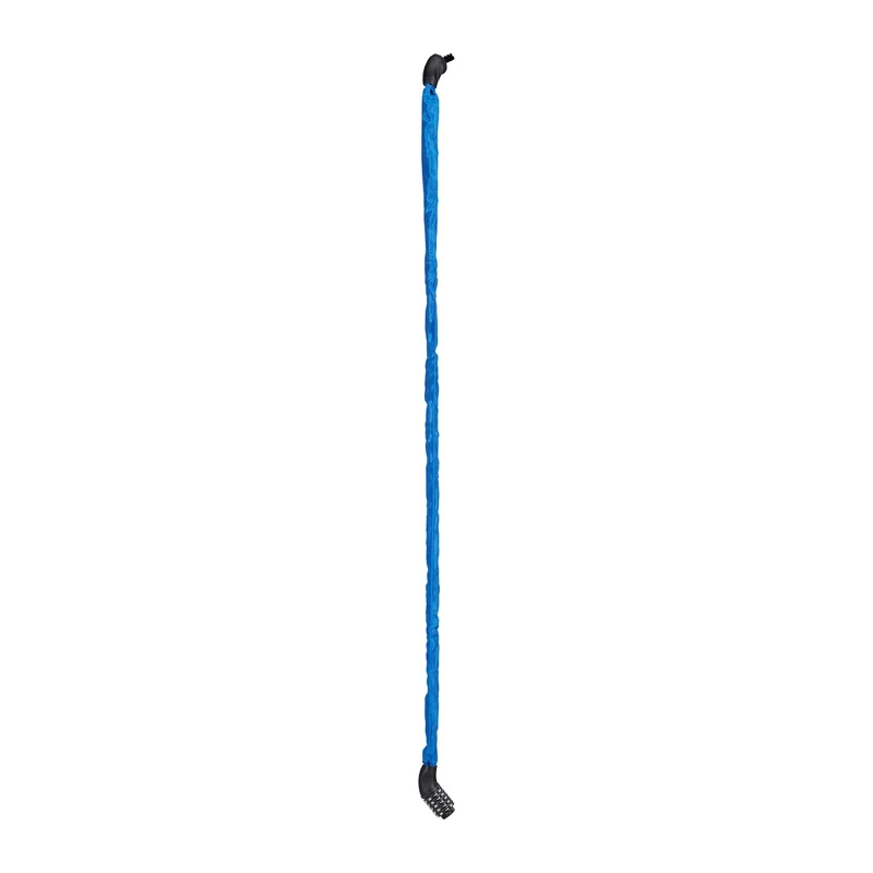 Chaîne antivol vélo à code sécurisée longueur 120 cm épaisseur 2,2 cm pratique pour plusieurs vélos en acier noir 13_0006091