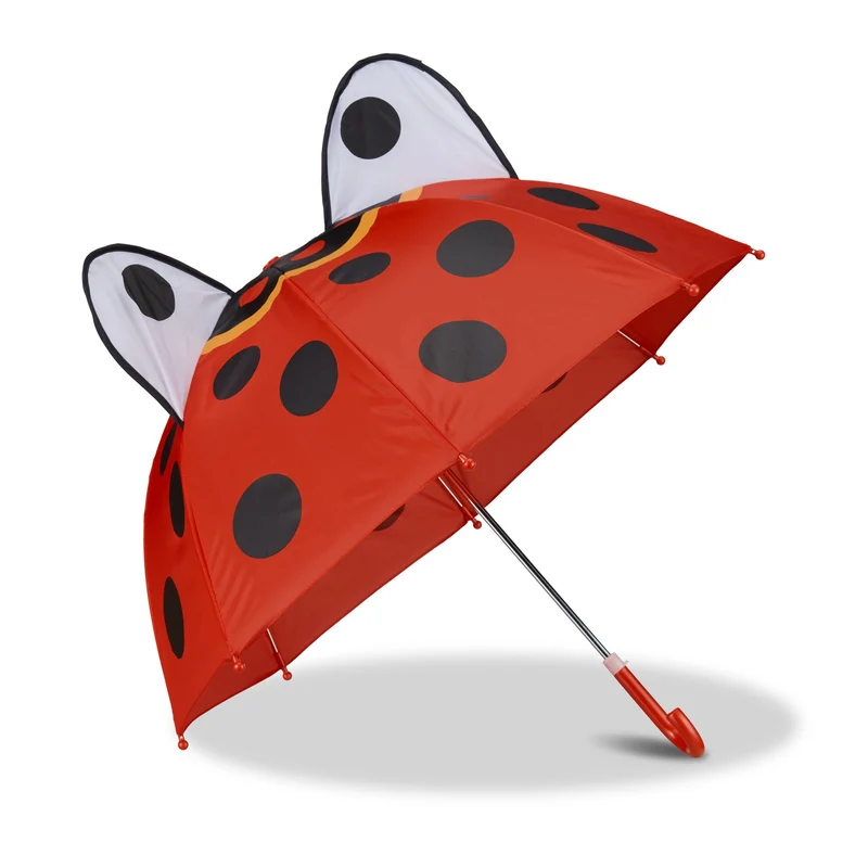 Parapluie enfant 3D motif animaux léger 59 x 8 x 6 cm en polyester multicolore 13_0006782