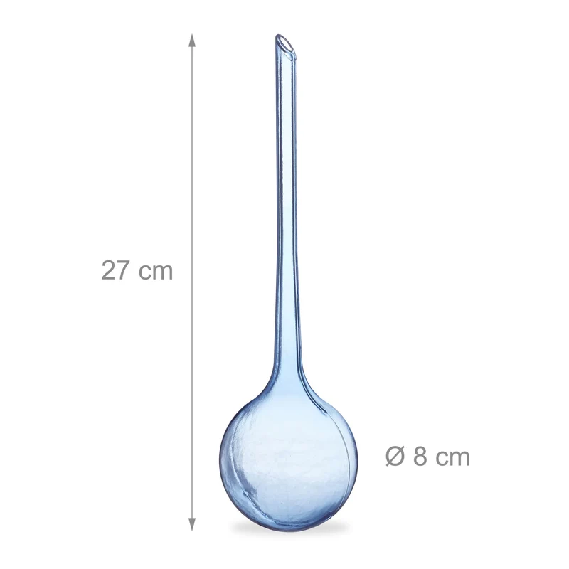 Lot de 4 globes d'arrosage en PVC pour plantes potager jardin jusqu'à 2 semaines en plastique transparent 13_0006498