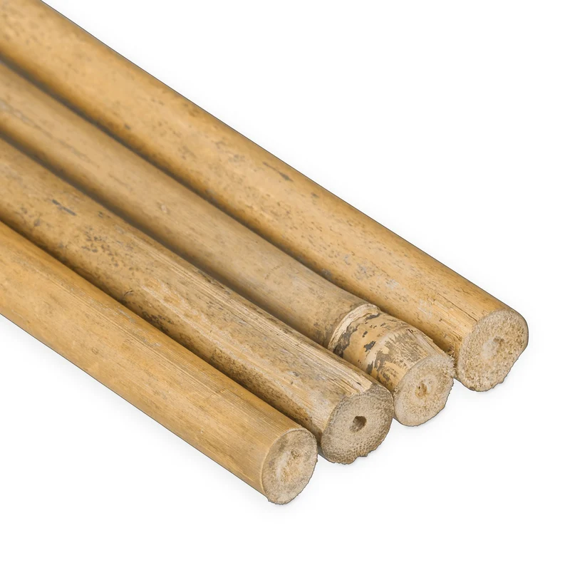 Lot de 25 tiges en bambou pour jardin terrasse déco asiatique 105 x 1 cm en bambou naturel 13_0006320