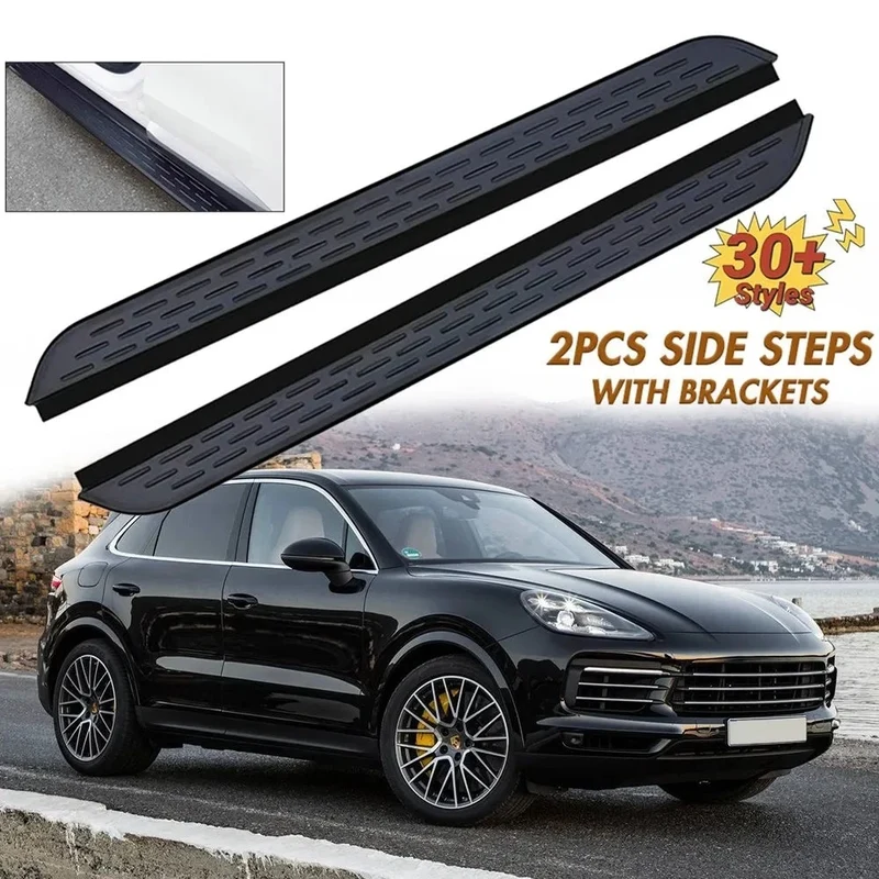 Marchepieds Latéraux Aluminium Porsche Cayenne 2019-2024