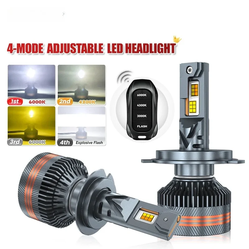 Ampoules LED tricolores Canbus avec télécommande 2 pièces