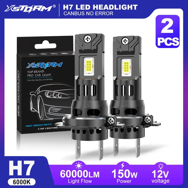 Ampoules LED H7 H1 H4 Canbus 6000K 12V (Kit Auto)