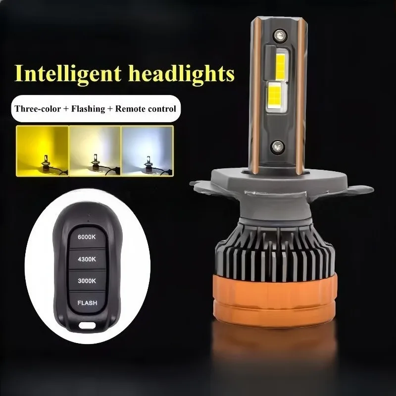 Ampoules LED tricolores 3000K-6500K avec télécommande 2 pièces