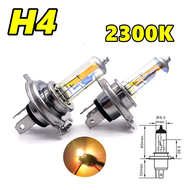 Ampoules halogènes H1 H3 H4 H7 H8 H11 pour voiture 2 pièces