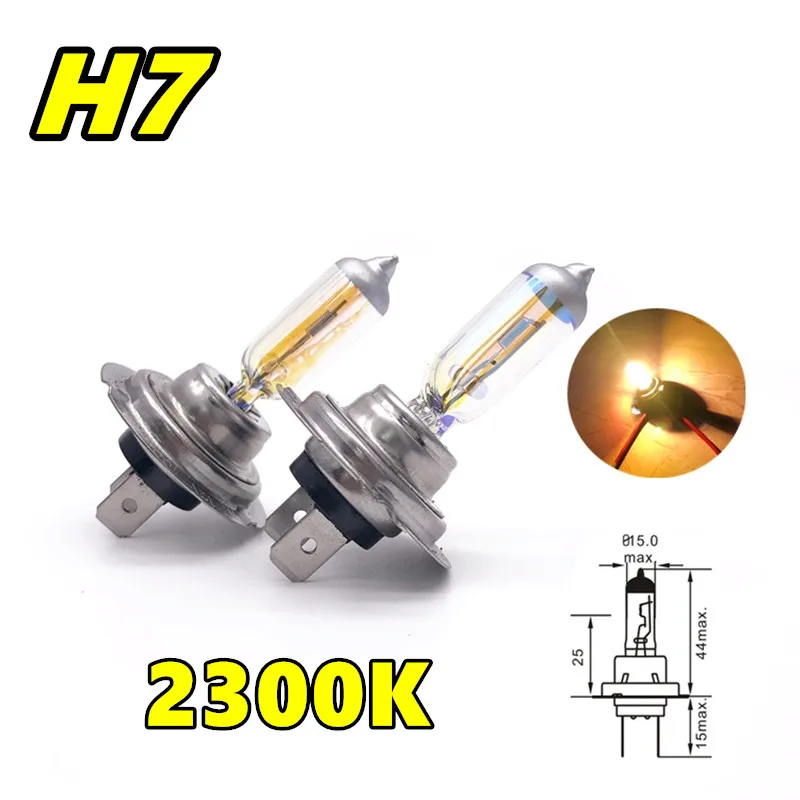 Ampoules halogènes H1 H3 H4 H7 H8 H11 pour voiture 2 pièces