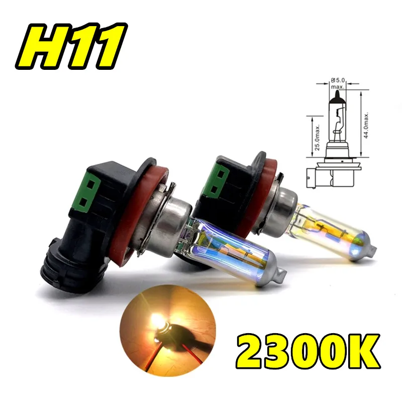 Ampoules halogènes H1 H3 H4 H7 H8 H11 pour voiture 2 pièces