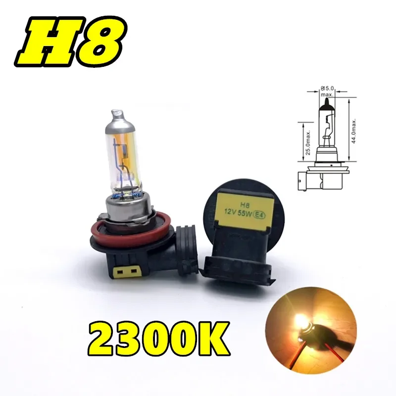 Ampoules halogènes H1 H3 H4 H7 H8 H11 pour voiture 2 pièces