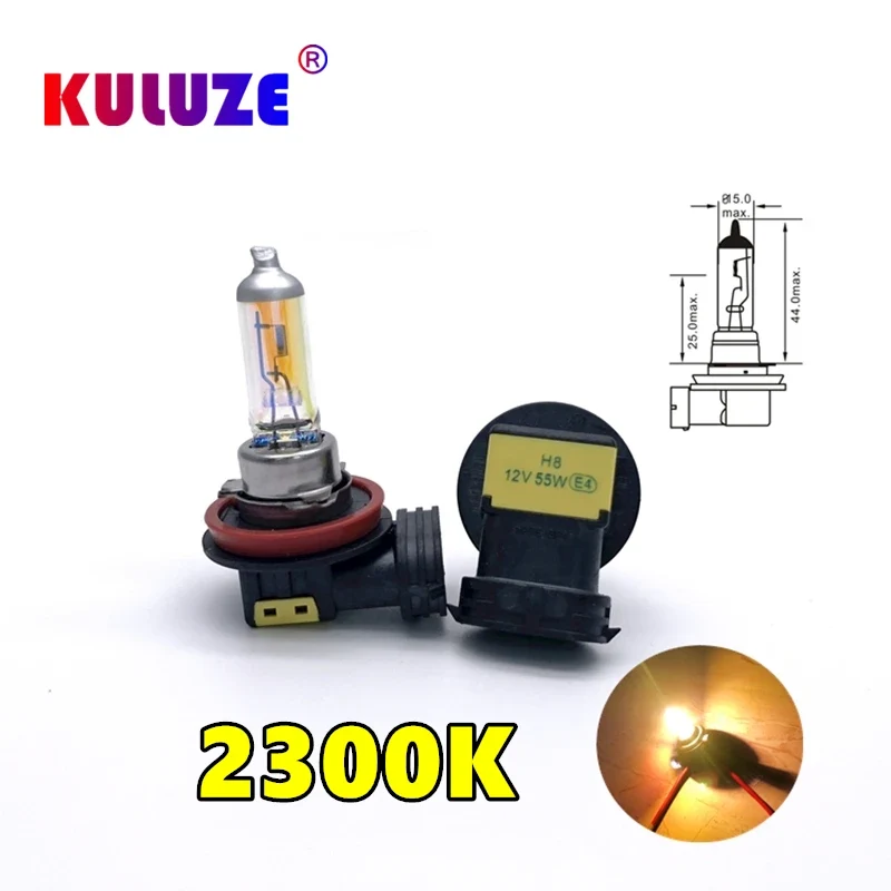 Ampoules halogènes H1 H3 H4 H7 H8 H11 pour voiture 2 pièces