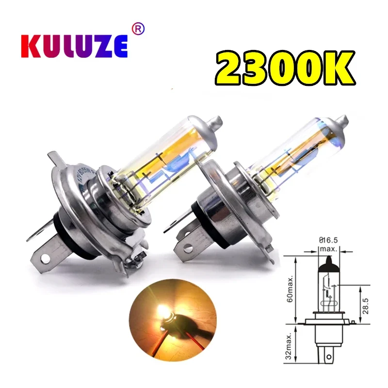 Ampoules halogènes H1 H3 H4 H7 H8 H11 pour voiture 2 pièces