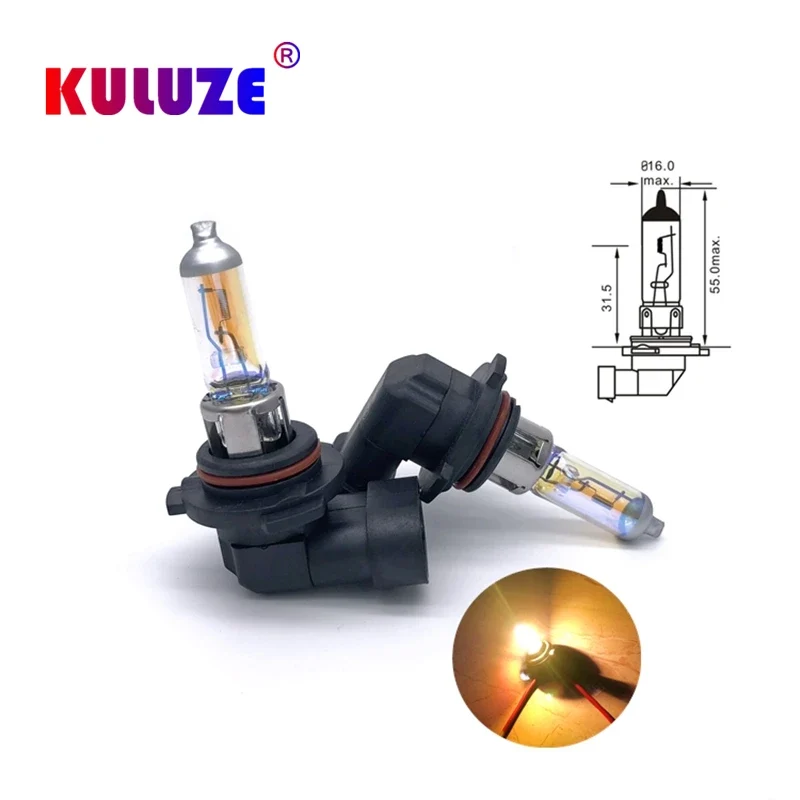 Ampoules halogènes H1 H3 H4 H7 H8 H11 pour voiture 2 pièces