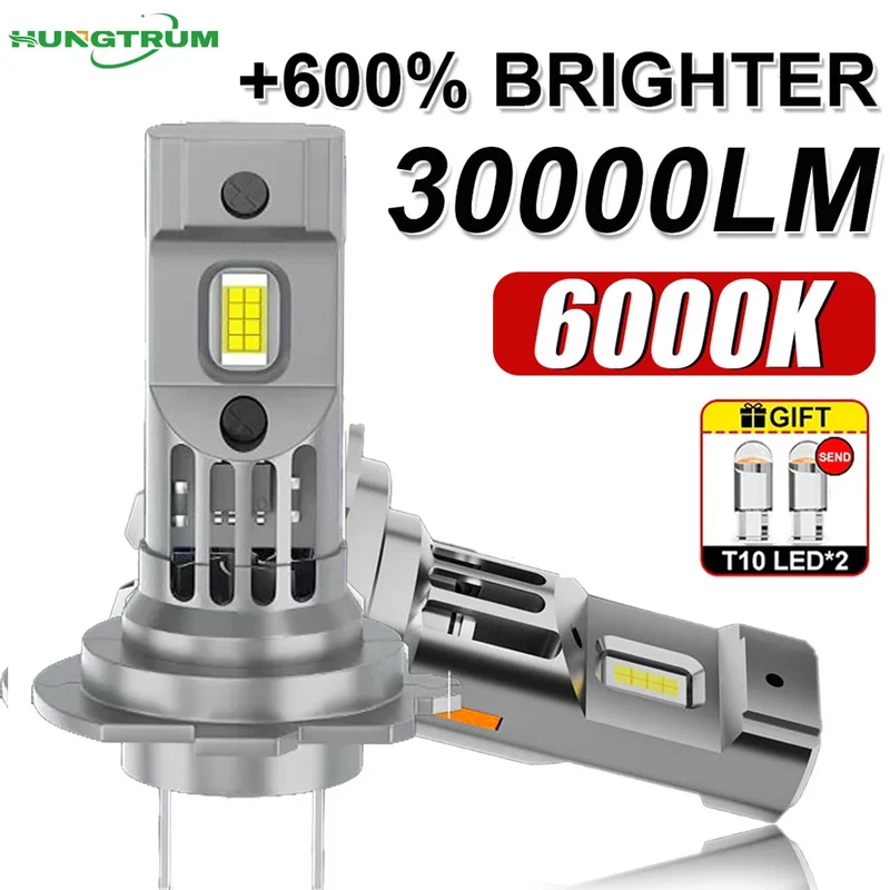 Ampoules LED H7 6000K Canbus 300W haute puissance 2 pièces