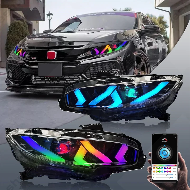 Phares LED Honda Civic Type R FK8 2016-2021