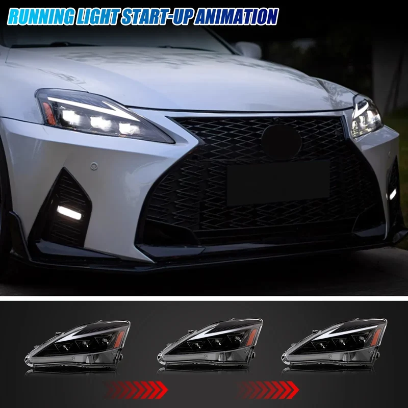 Phares LED Lexus IS250 IS350 ISF 2006-2013