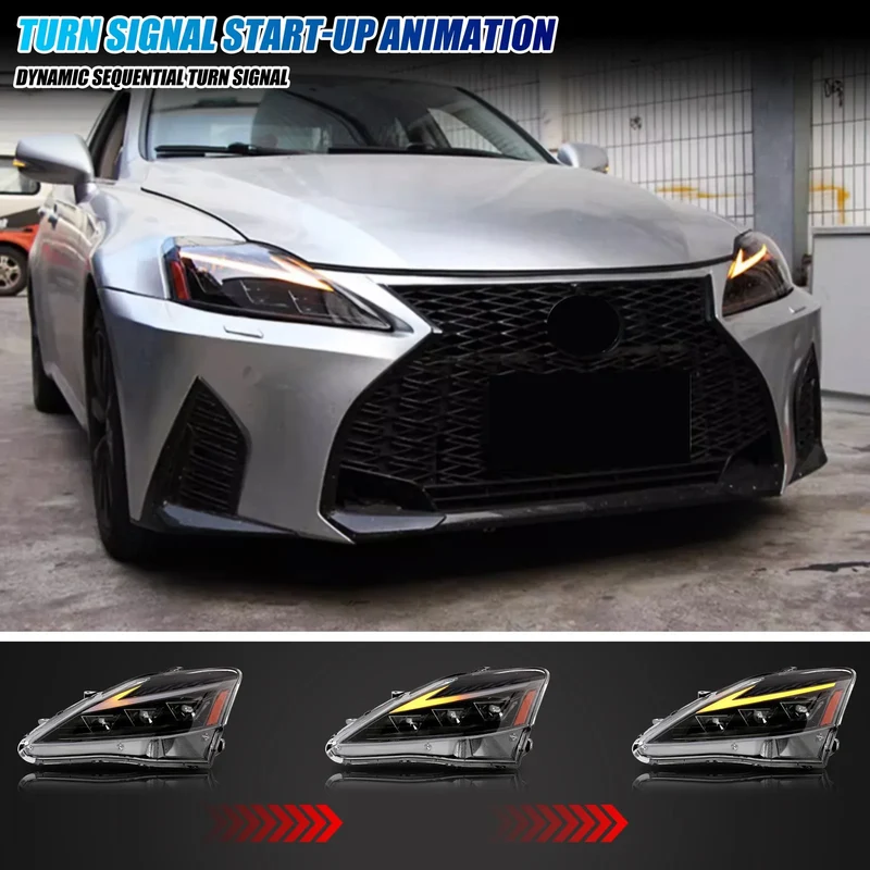 Phares LED Lexus IS250 IS350 ISF 2006-2013