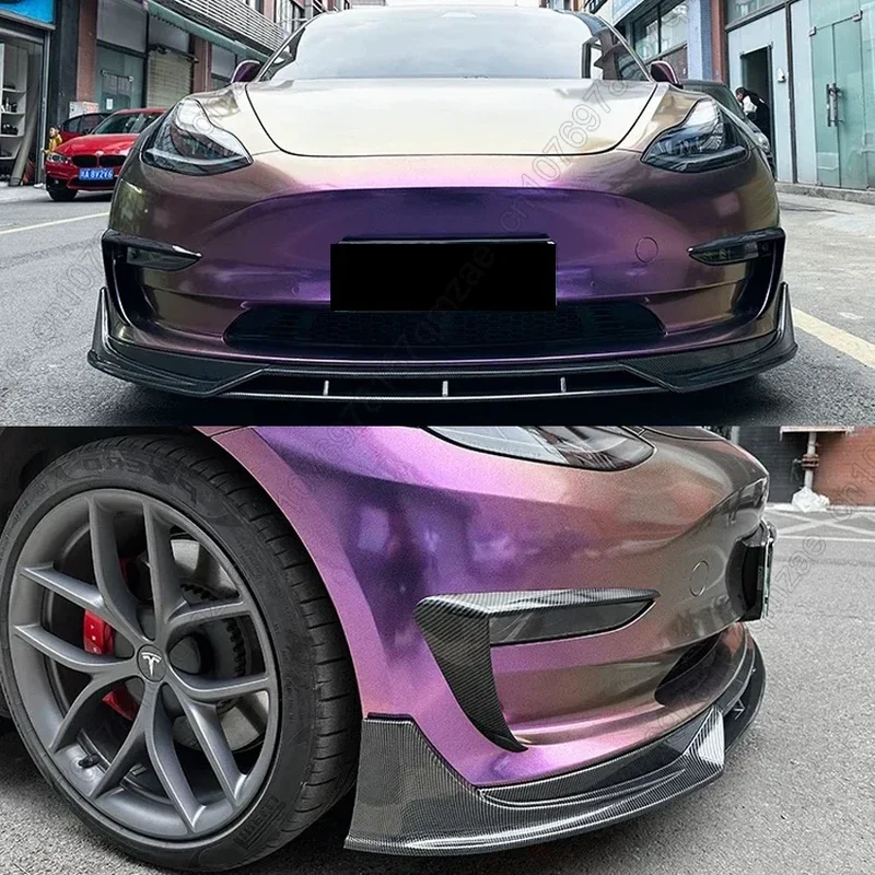 Lèvre Diffuseur Pare-Chocs Avant Tesla Model 3 2017-2023